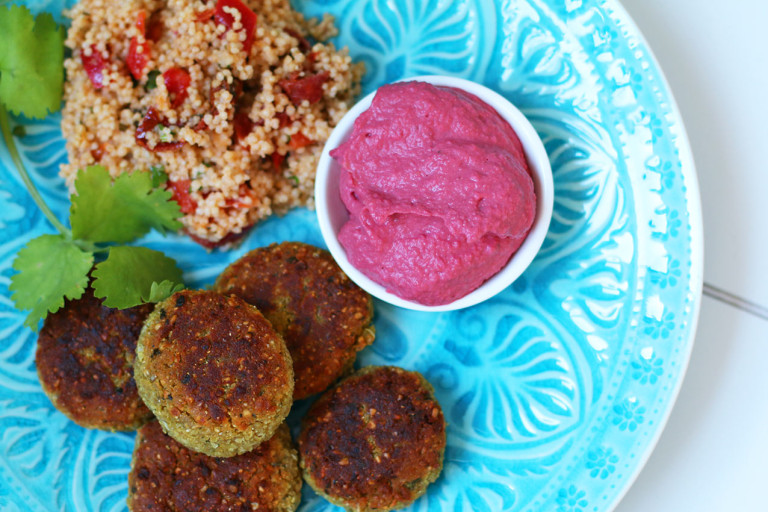 Falafel mit Rote Beete Hummus My Simple Life