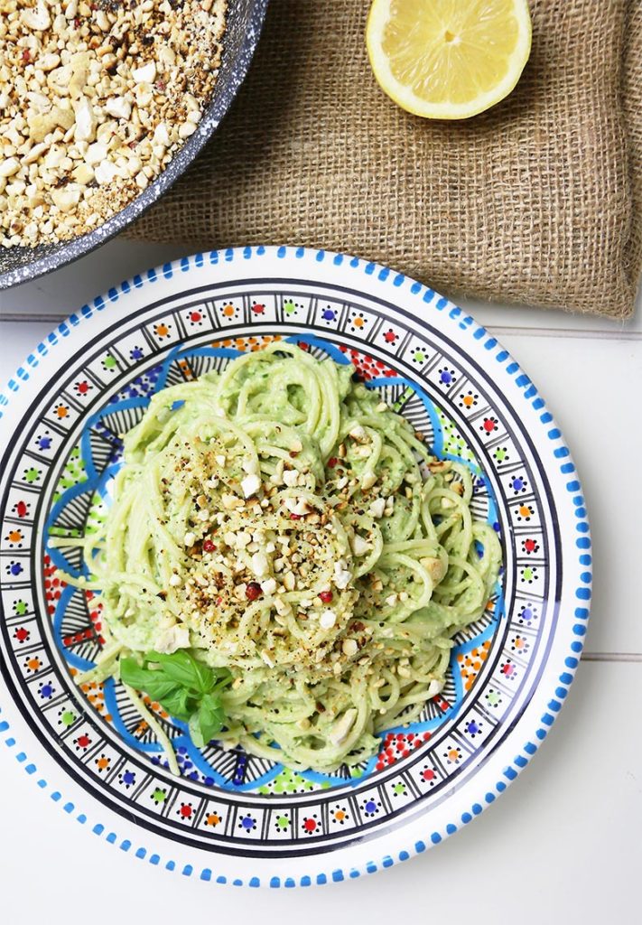 Pasta mit AvocadoCashew Pesto My Simple Life